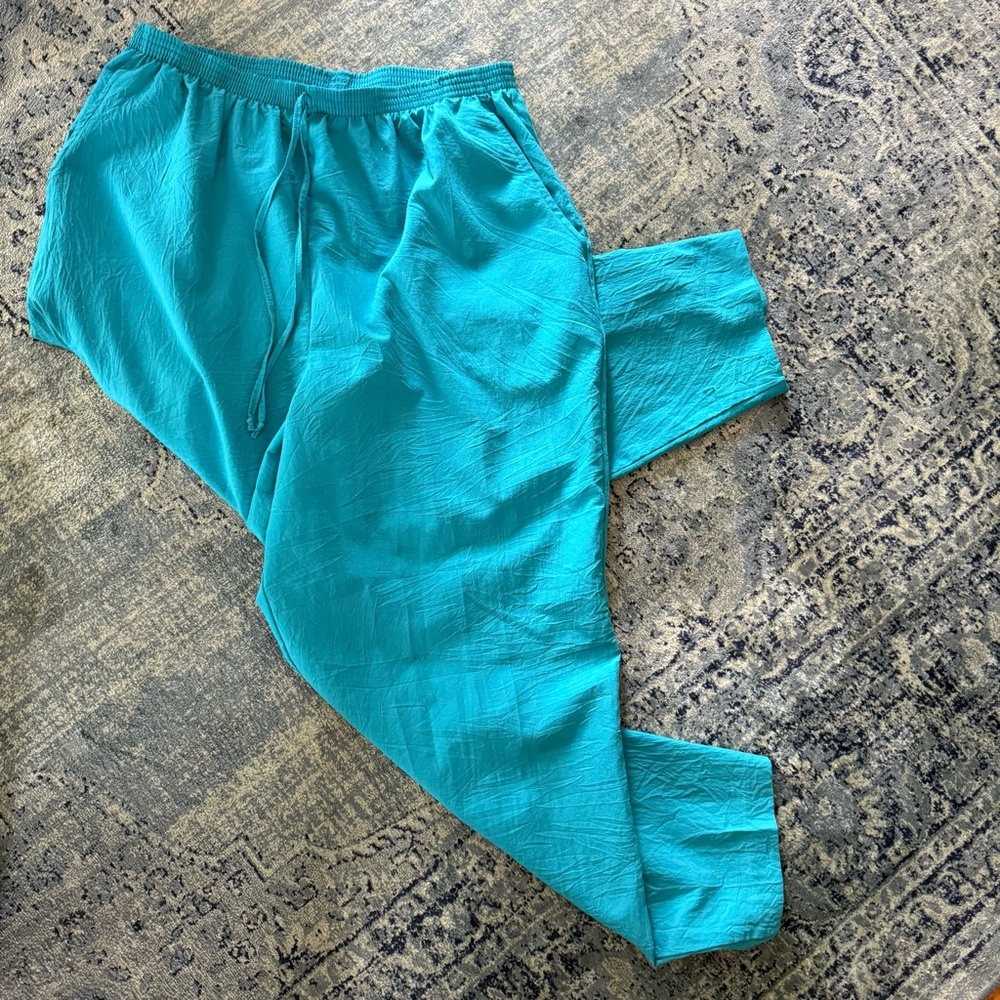 Teddi Teal and White Floral Tracksuit - Picture 4 of 7